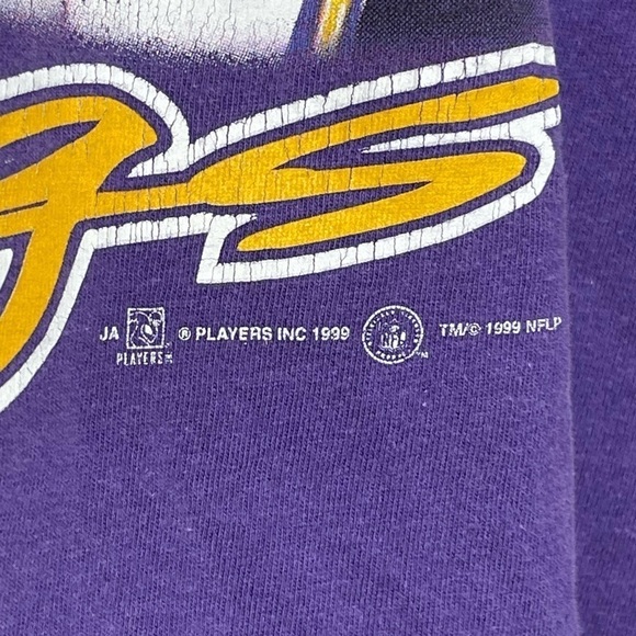 Minnesota Vikings Randy Moss Vintage T Shirt 1999 NFL - Picture 3 of 5